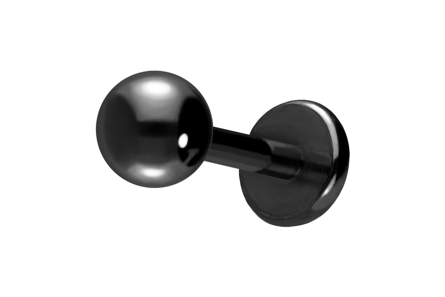 Titan Labret Piercing mit Push Fit